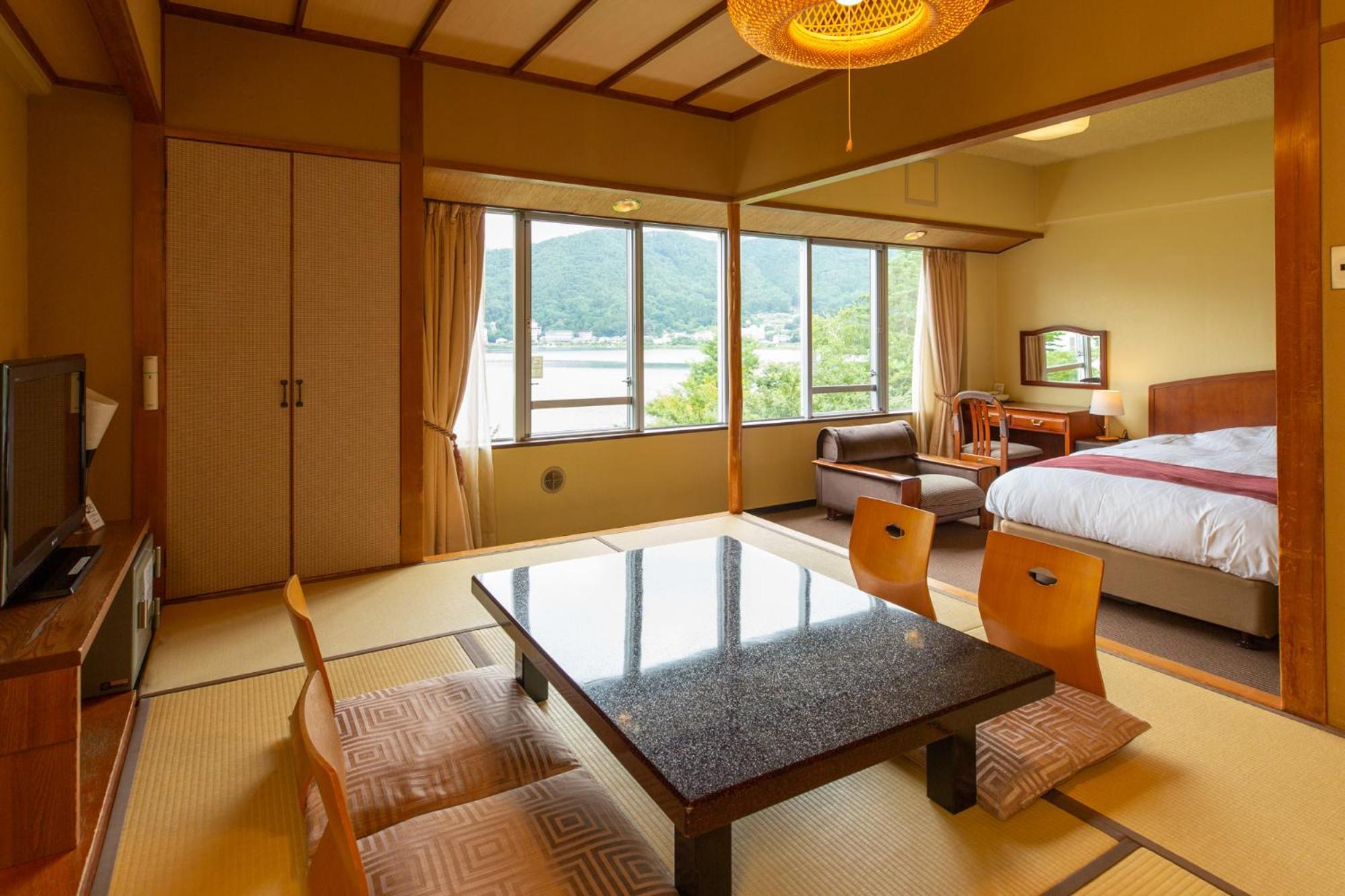 פוג'יקאוואגוצ'יקו Fuji Lake Hotel חדר תמונה