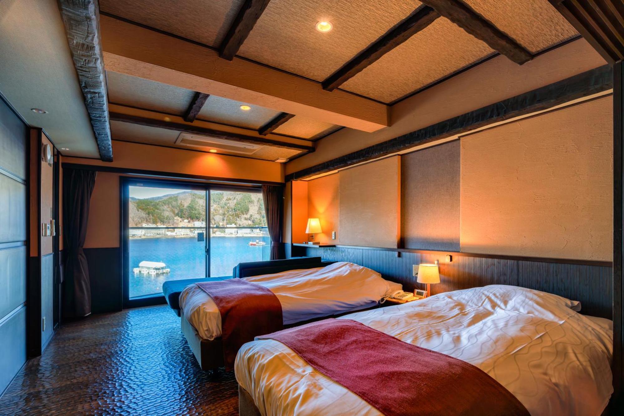 פוג'יקאוואגוצ'יקו Fuji Lake Hotel מראה חיצוני תמונה